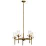 Thumbnail1 of Kichler Alton 27" Wide Natural Brass 5-Light Chandelier
