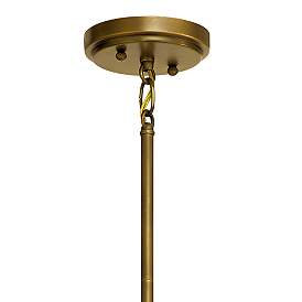Image3 of Kichler Alton 27" Wide Natural Brass 5-Light Chandelier more views