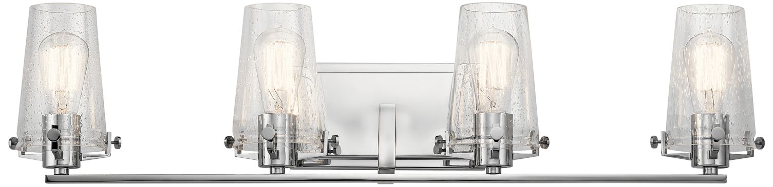 Image 2 Kichler Alton 33 3/4" Wide Chrome 4-Light Bath Light