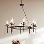 Thumbnail1 of Kichler Alton 38" Wide 8-Light Industrial Ring Chandelier