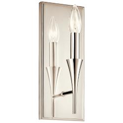 Kichler Alvaro 11 1/2" High Polished Nickel Wall Sconce