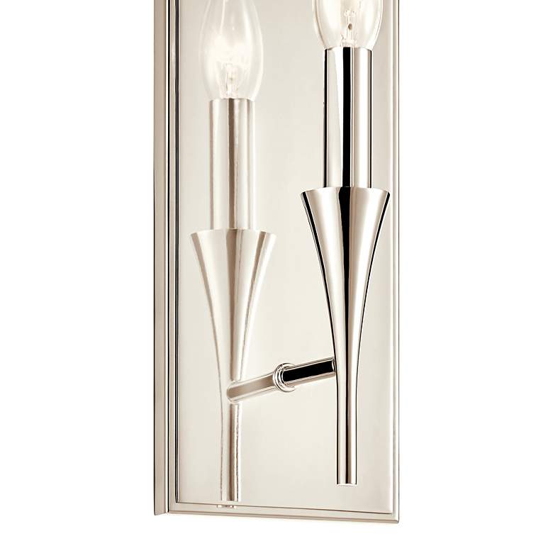 Image 2 Kichler Alvaro 11 1/2" High Polished Nickel Wall Sconce more views