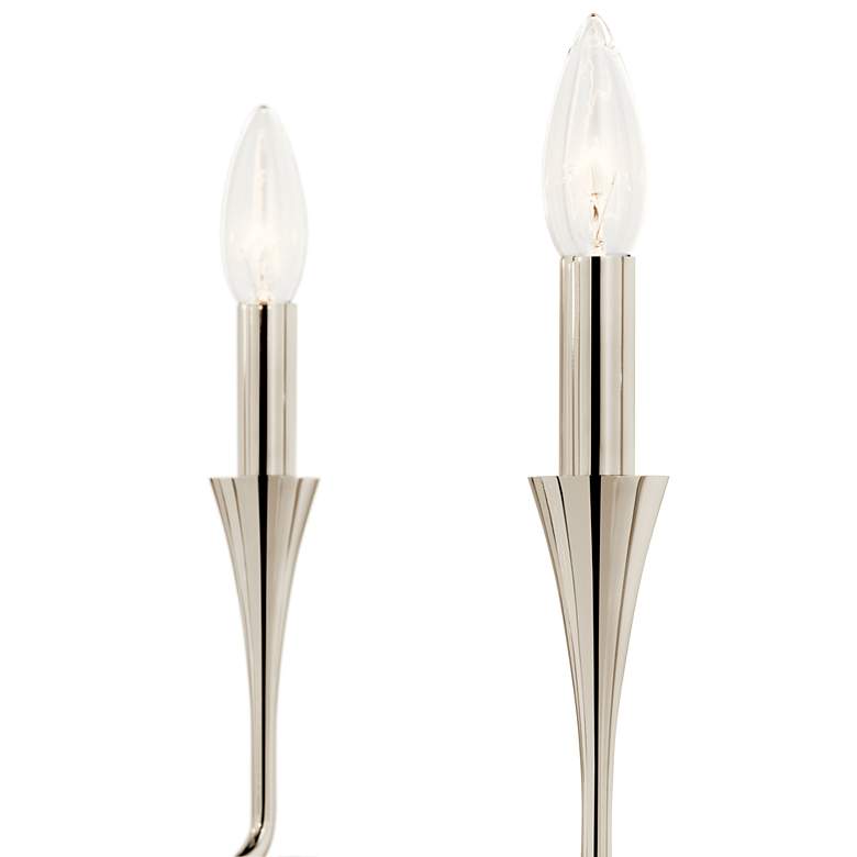 Image 3 Kichler Alvaro 30 1/4" Wide 5-Light Polished Nickel Chandelier more views