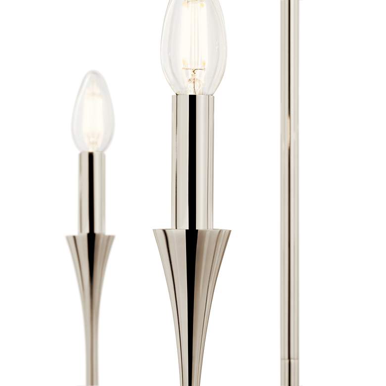 Image 4 Kichler Alvaro 30 1/4" Wide 5-Light Polished Nickel Chandelier more views
