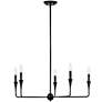 7_Kichler Alvaro 30 1/4" Wide Black 5-Light Chandelier more views