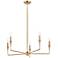 Kichler Alvaro 30 1/4"W Champagne Bronze 6-Light Chandelier