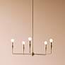 1_Kichler Alvaro 30 1/4"W Champagne Bronze 6-Light Chandelier