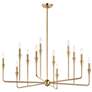 1_Kichler Alvaro 39 3/4"W Champagne Bronze 12-Light Chandelier