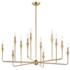 Kichler Alvaro 39 3/4"W Champagne Bronze 12-Light Chandelier