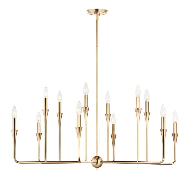 Image 2 Kichler Alvaro 39 3/4"W Champagne Bronze 12-Light Chandelier more views