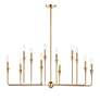 2_Kichler Alvaro 39 3/4"W Champagne Bronze 12-Light Chandelier more views