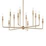 3_Kichler Alvaro 39 3/4"W Champagne Bronze 12-Light Chandelier more views