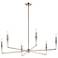 Kichler Alvaro 40 1/4"W Polished Nickel 6-Light Chandelier