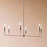 1_Kichler Alvaro 40 1/4"W Polished Nickel 6-Light Chandelier