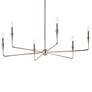 4_Kichler Alvaro 40 1/4"W Polished Nickel 6-Light Chandelier more views