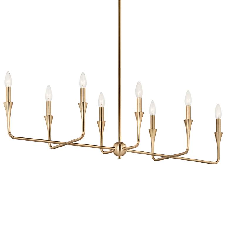 Image 4 Kichler Alvaro 45 1/2" Wide 8-Light Champagne Bronze Linear Chandelier more views