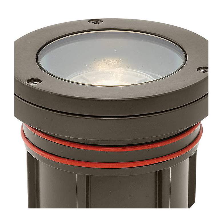 Image 2 Kichler Ambiance 4 1/2" High Bronze 2700K LED Flat Top Well Light more views