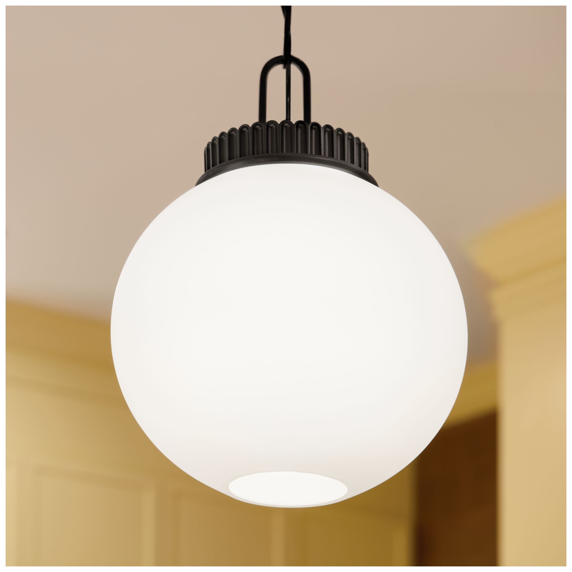 Image 4 Kichler Andorra 11" 1 Light Pendant in Black more views