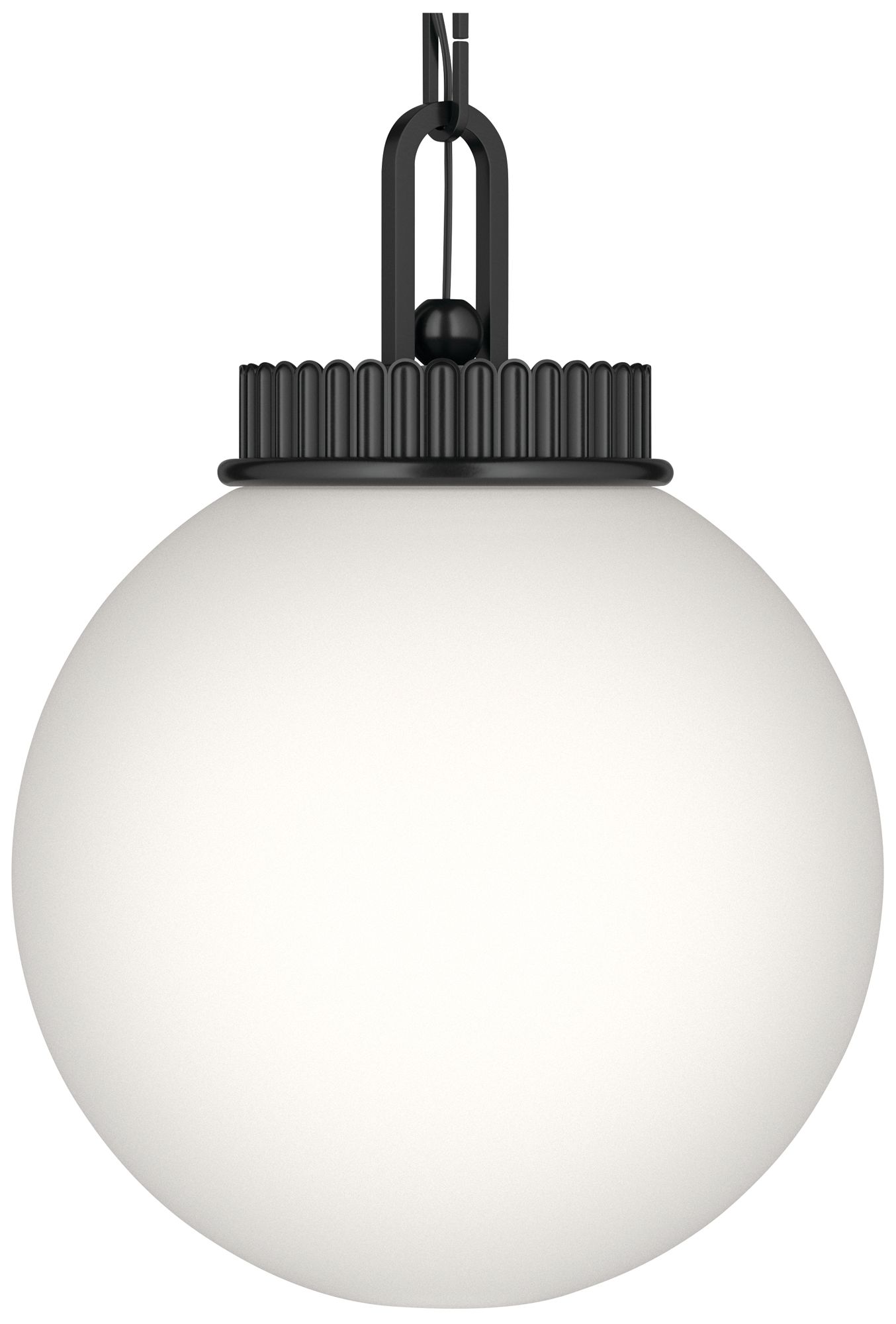 Image 6 Kichler Andorra 11" 1 Light Pendant in Black more views