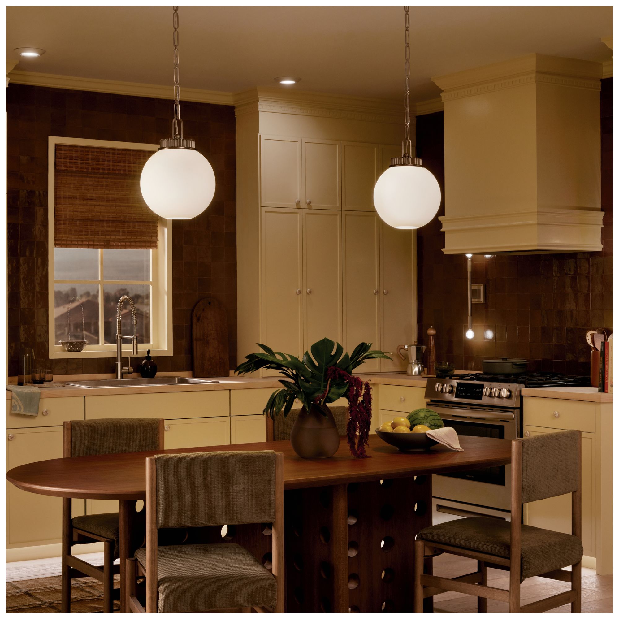 Kichler Andorra 11" 1 Light Pendant in Champagne Bronze
