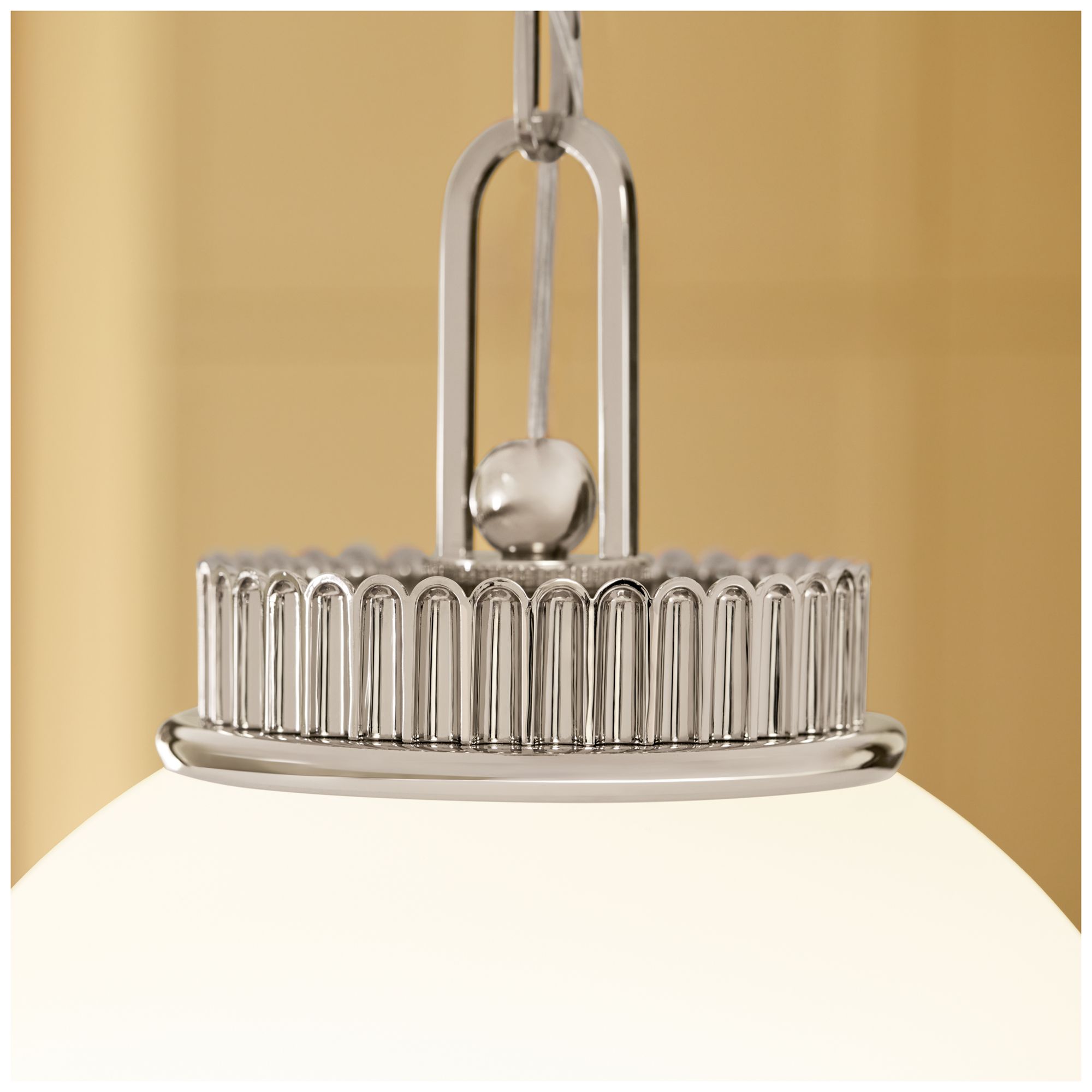 Image 5 Kichler Andorra 11" 1 Light Pendant in Polished Nickel more views