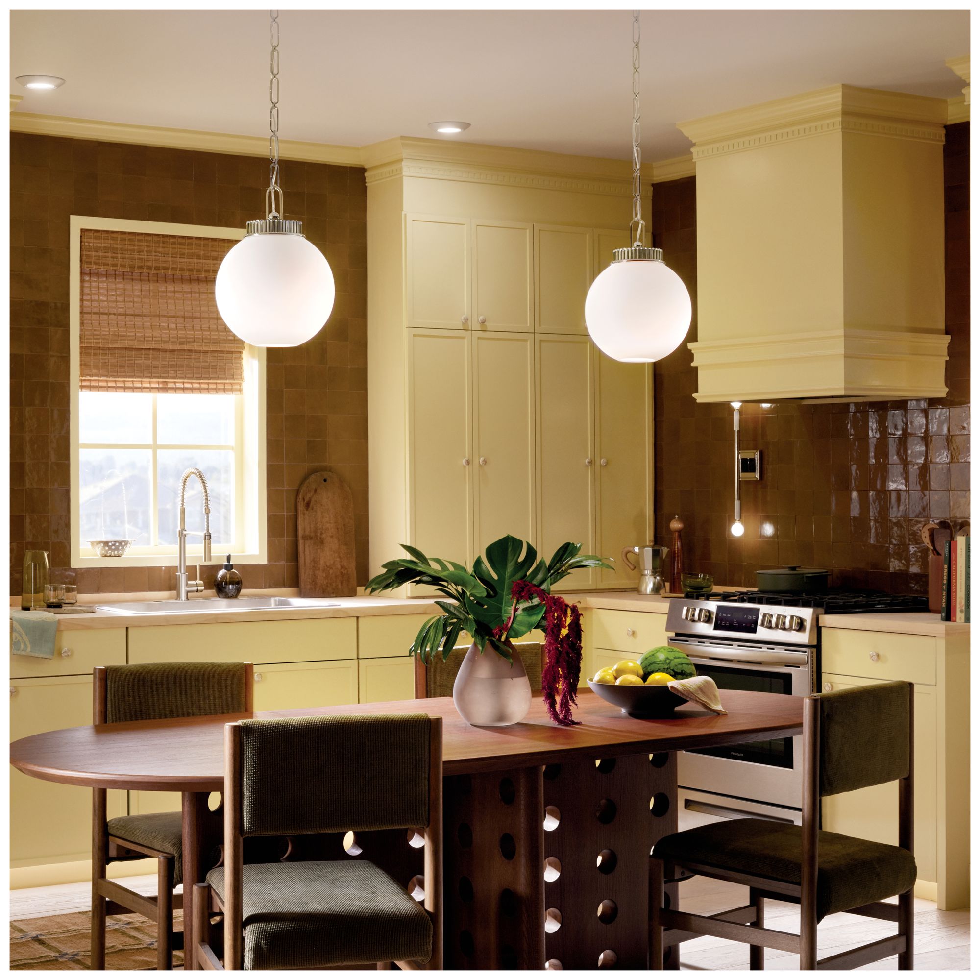 Image 7 Kichler Andorra 11" 1 Light Pendant in Polished Nickel more views