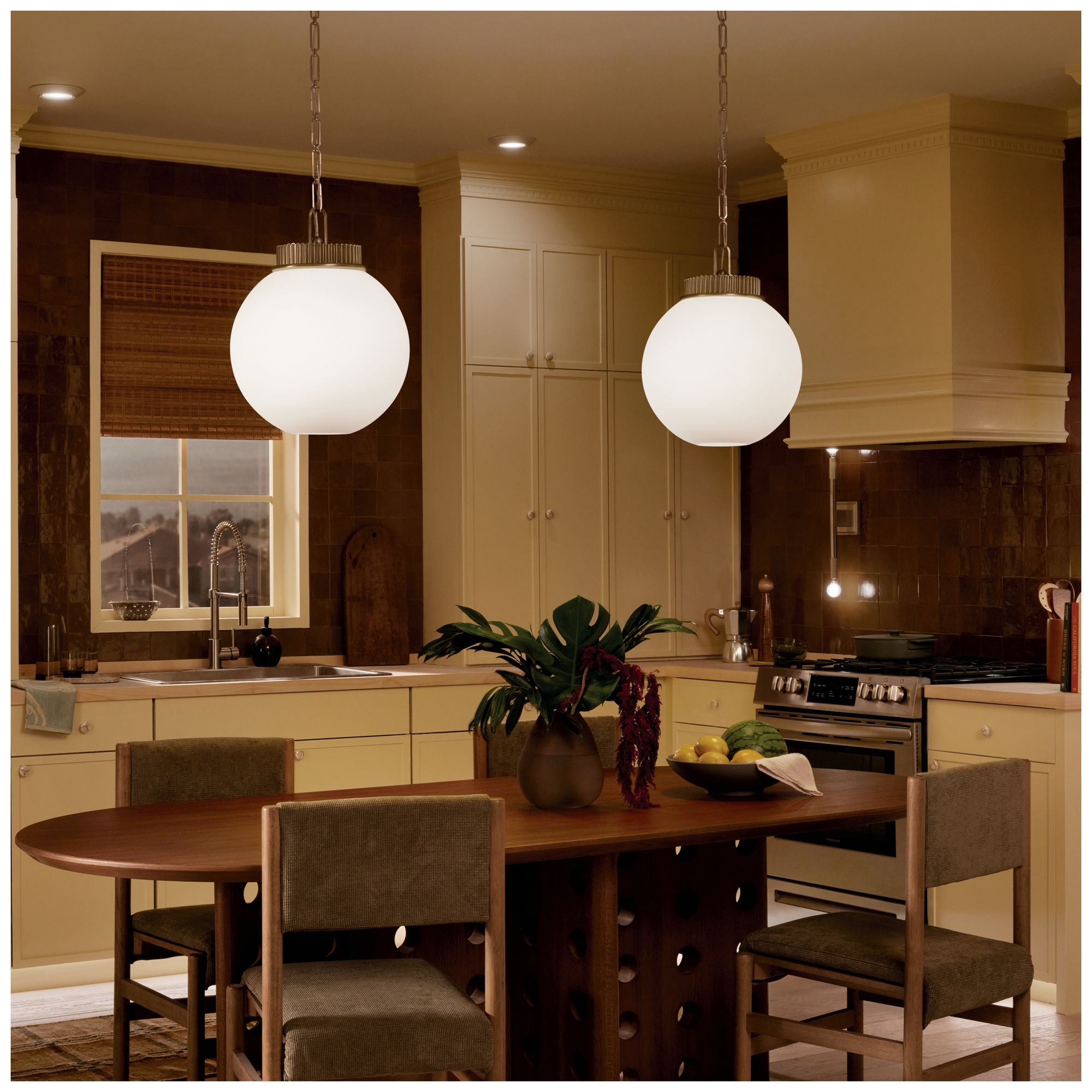 Kichler Andorra 15" 1 Light Pendant in Champagne Bronze
