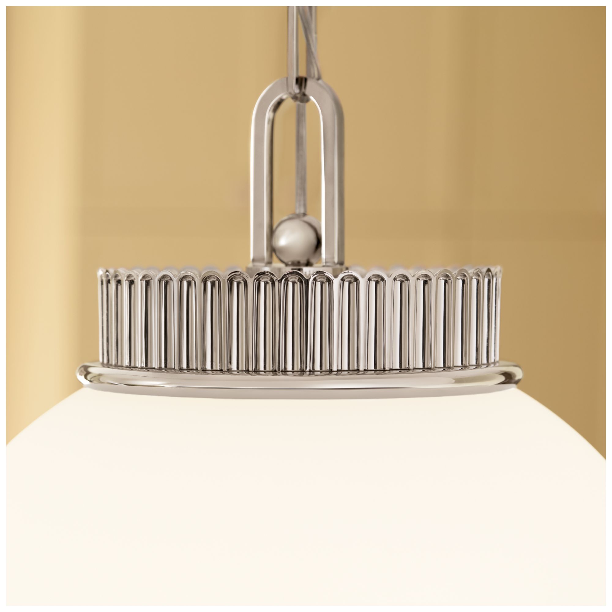 Image 5 Kichler Andorra 15" 1 Light Pendant in Polished Nickel more views