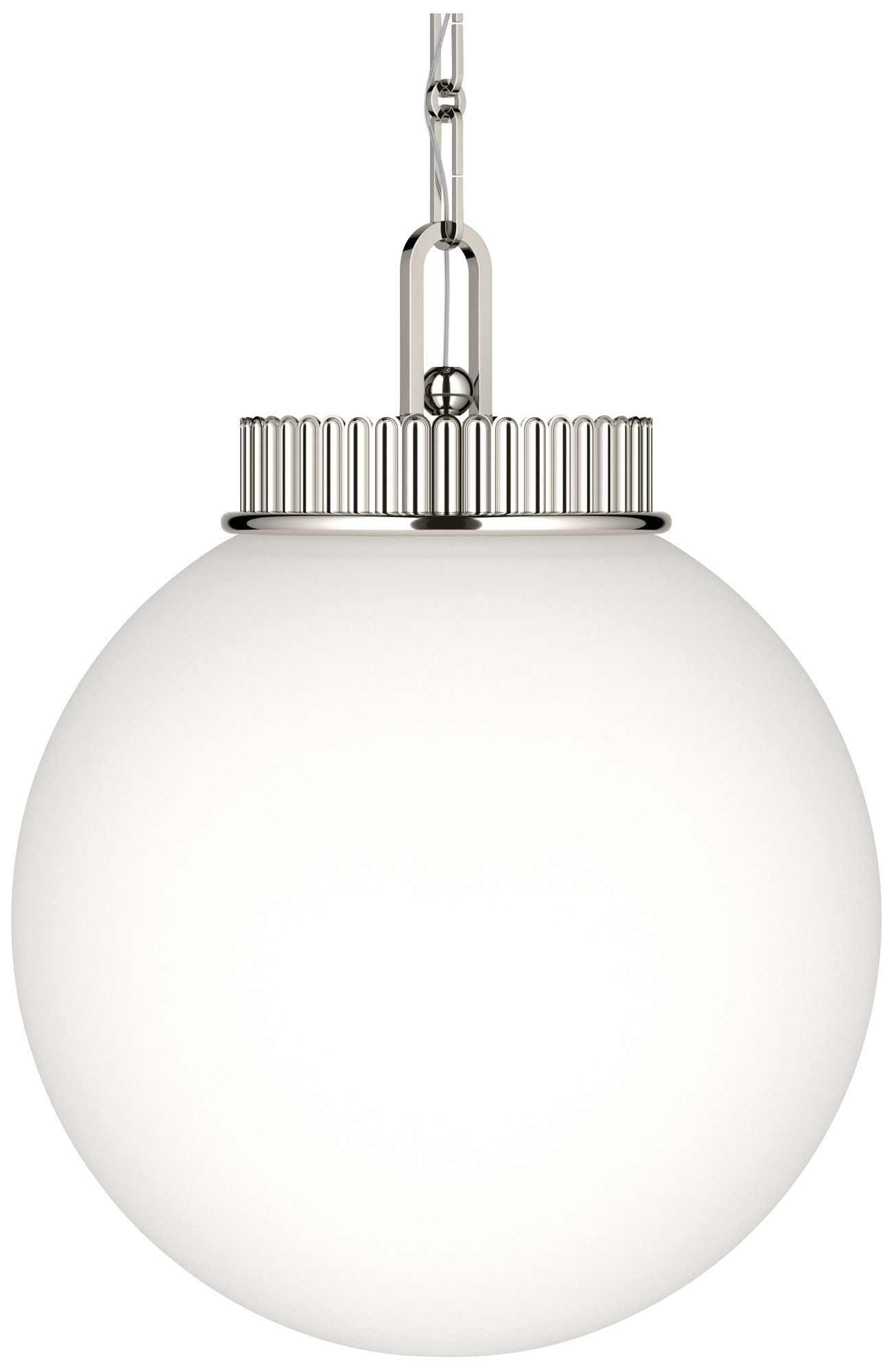 Image 6 Kichler Andorra 15" 1 Light Pendant in Polished Nickel more views