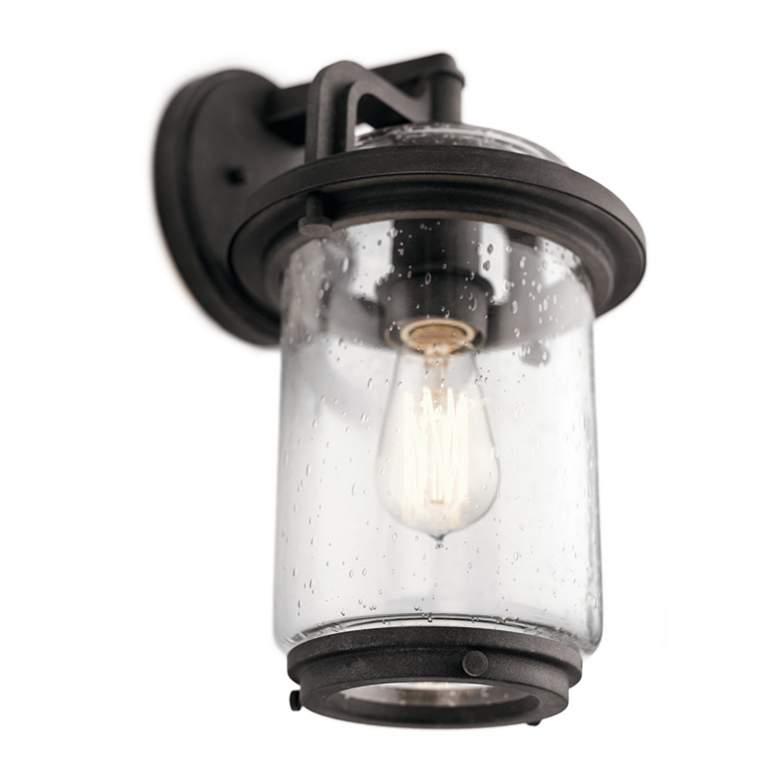 Image 2 Kichler Andover 14" High Weathered Zinc Outdoor Wall Light more views