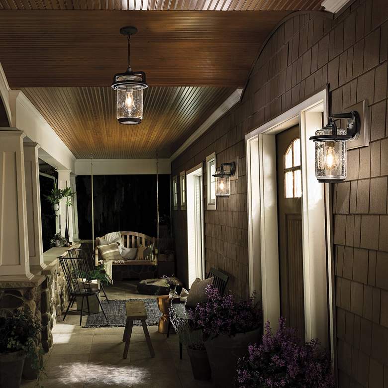 Image 3 Kichler Andover 14" High Weathered Zinc Outdoor Wall Light more views