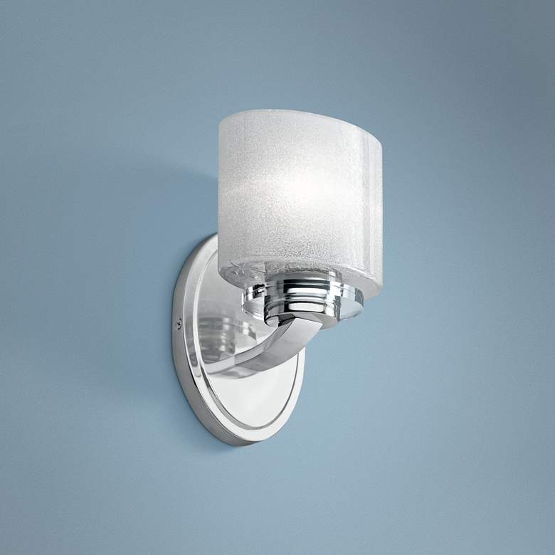 Image 1 Kichler Archer 9 1/4" High Chrome Wall Sconce