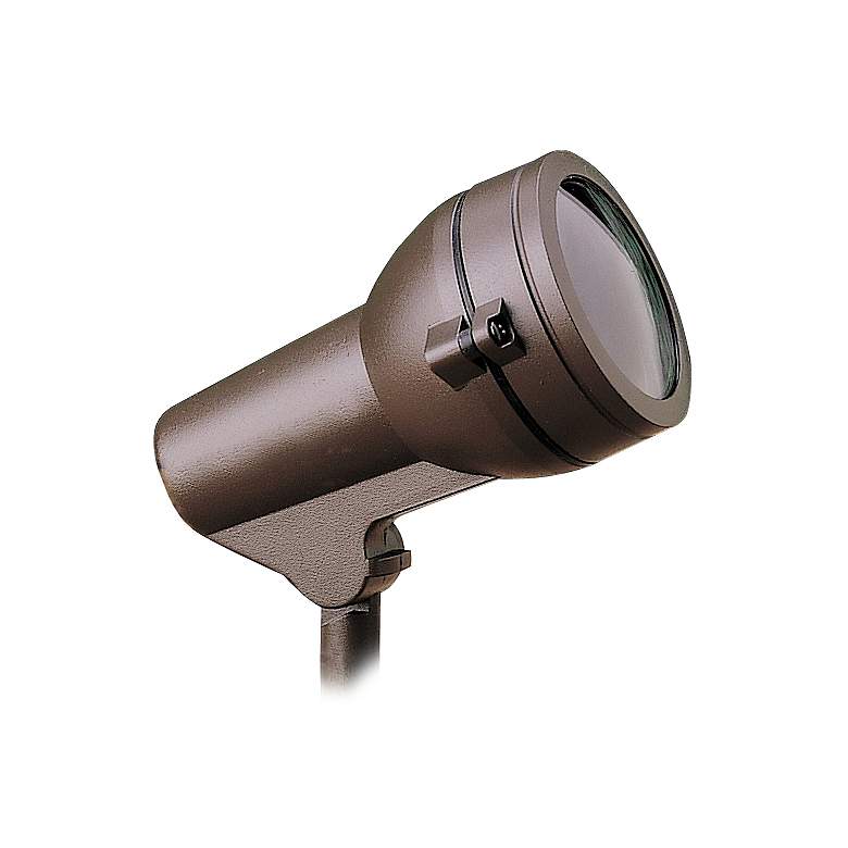 Image 3 Kichler Architectural Bronze 4 inch Wide Low Voltage Landscape Light