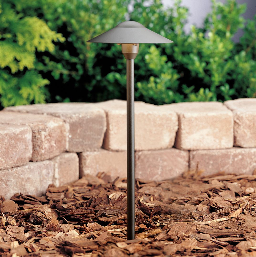 bronze landscape path lights