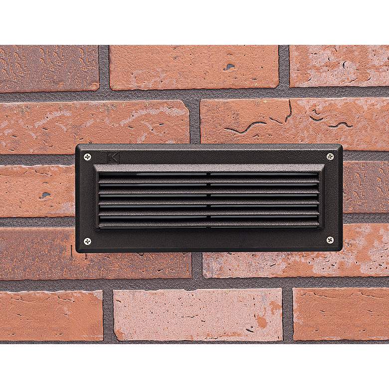Image 2 Kichler Architectural Bronze Louvered Brick Light more views