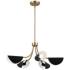 Kichler Arcus 29.25 Inch 5 Light Convertible Chandelier
