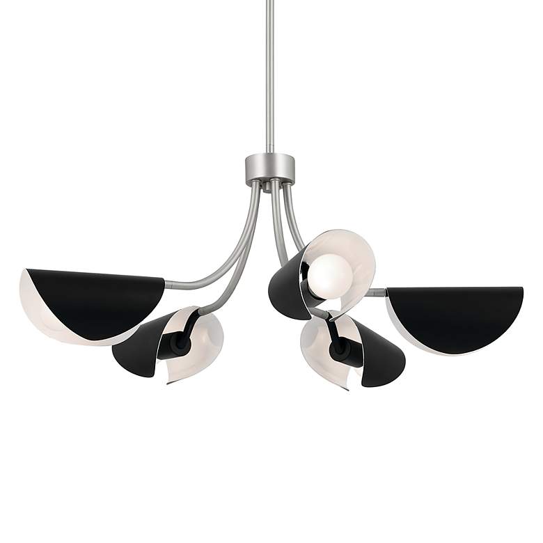 Image 2 Kichler Arcus 29.25 Inch 5 Light Convertible Chandelier more views