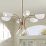 Thumbnail1 of Kichler Arcus 39 1/4"W Champagne Bronze 6-Light Chandelier