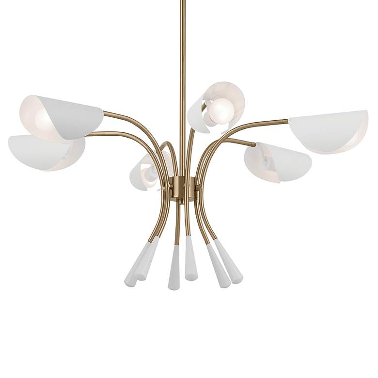Image 2 Kichler Arcus 39 1/4"W Champagne Bronze 6-Light Chandelier more views