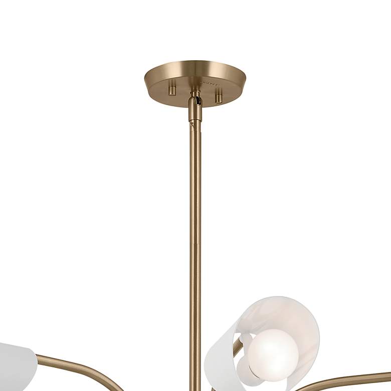 Image 3 Kichler Arcus 39 1/4"W Champagne Bronze 6-Light Chandelier more views
