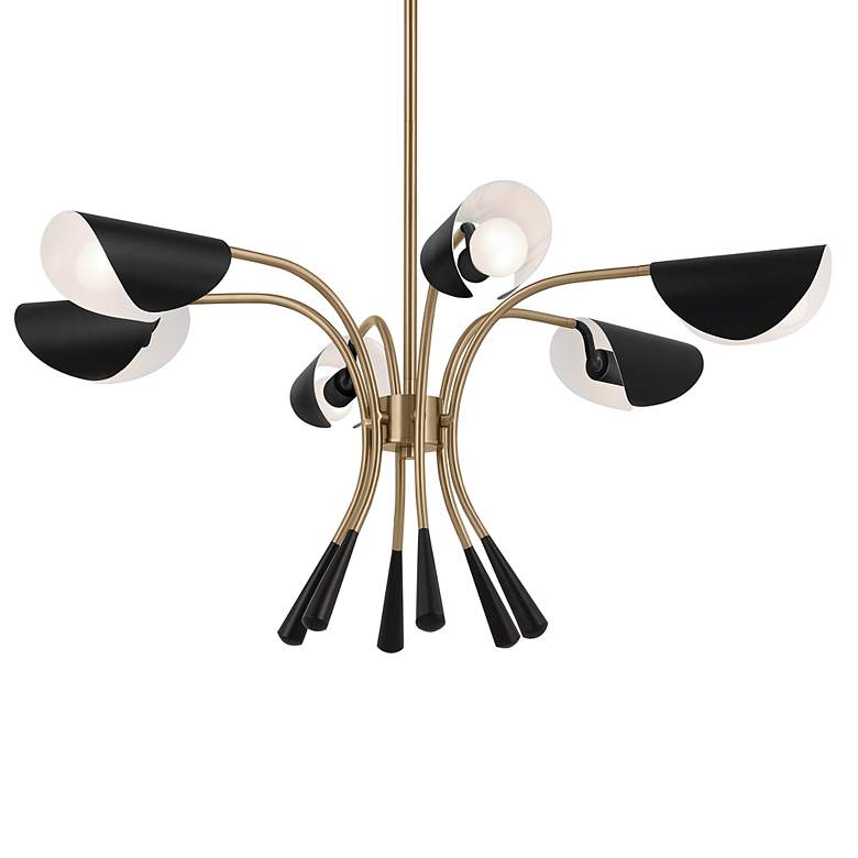 Image 3 Kichler Arcus 39 1/4"W Champagne Bronze 6-Light Chandelier more views