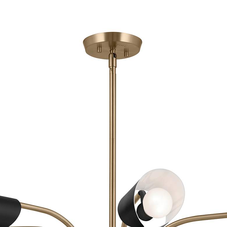 Image 4 Kichler Arcus 39 1/4"W Champagne Bronze 6-Light Chandelier more views
