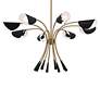 3_Kichler Arcus 45.5 Inch 8 Light Chandelier in Champagne Bronze with Black more views