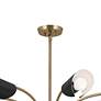4_Kichler Arcus 45.5 Inch 8 Light Chandelier in Champagne Bronze with Black more views