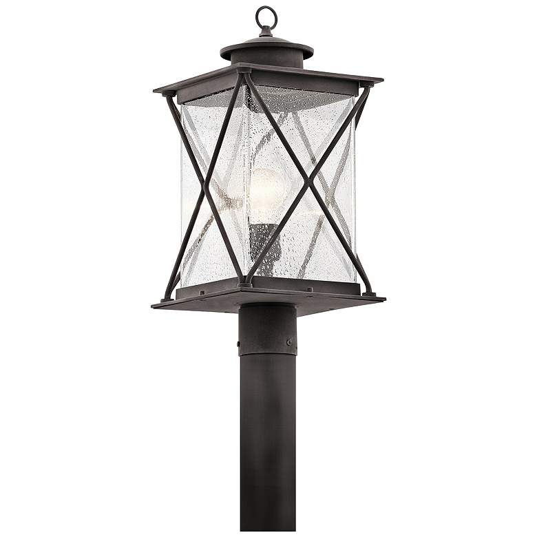 Image 1 Kichler Argyle 19 1/2"H Weathered Zinc Outdoor Post Light