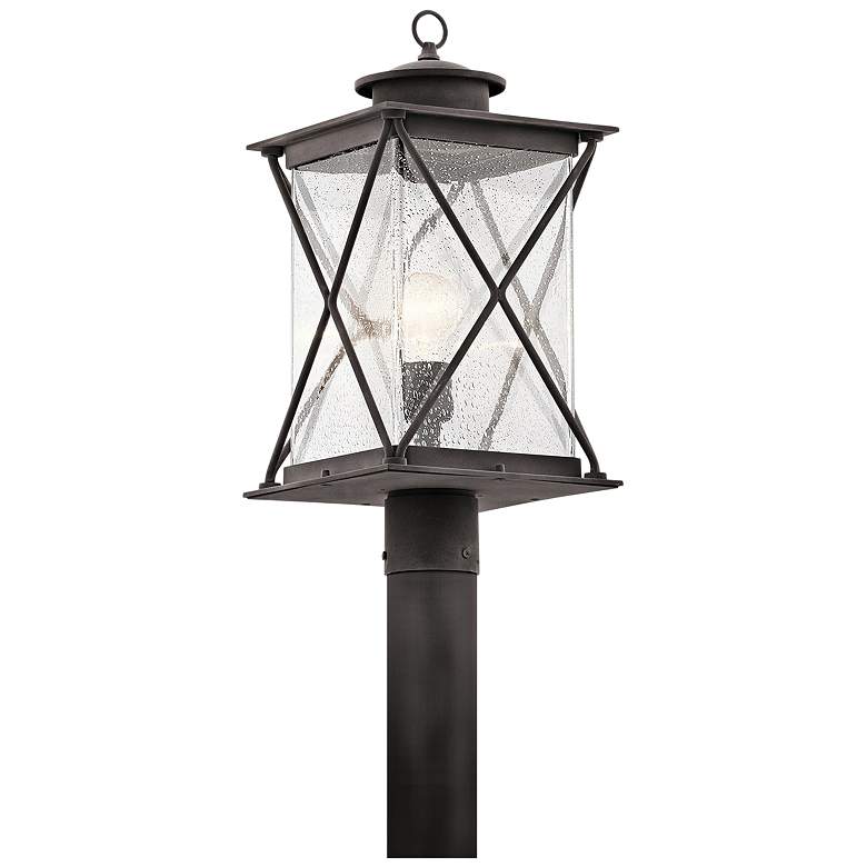 Image 1 Kichler Argyle 9 1/2"W Weathered Zinc Outdoor Hanging Light