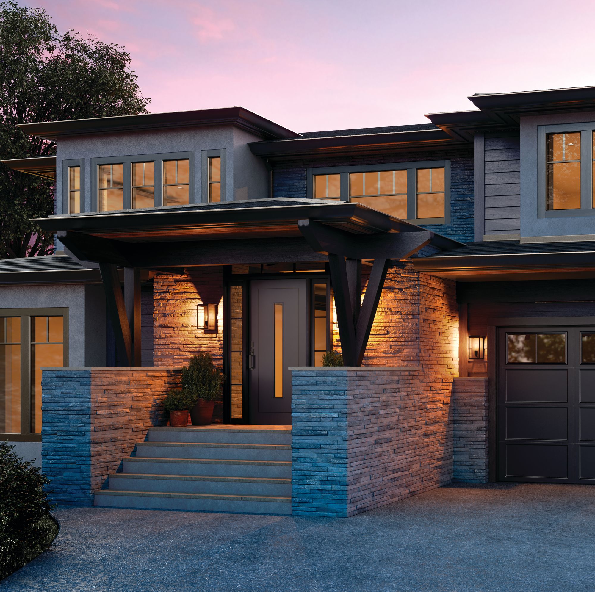 Image 6 Kichler Arkville Textured Black 1Lt Medium Outdoor Wall Light more views