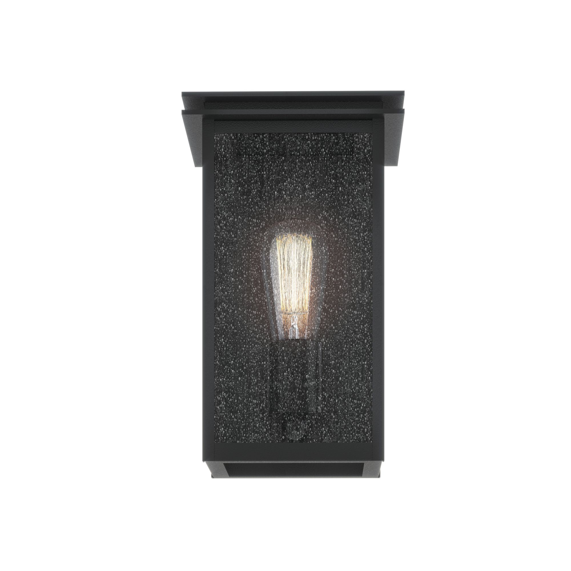 Kichler Arkville Textured Black 1Lt Small Outdoor Wall Light