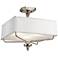 Kichler Arlo 15" Wide Classic Pewter Square Ceiling Light
