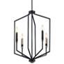 Thumbnail2 of Kichler Armand 19"W Black and Classic Bronze 4-Light Pendant more views